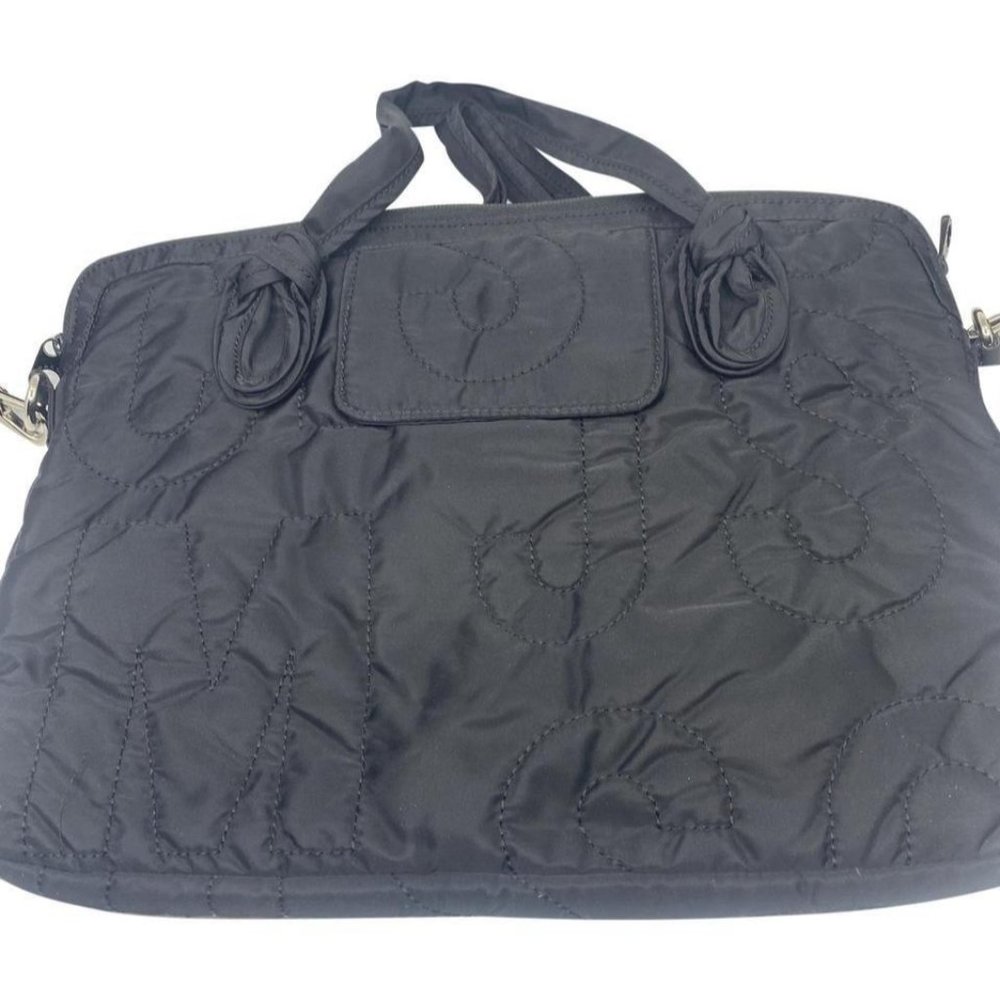 marc jacobs padded device black nylon cross body b